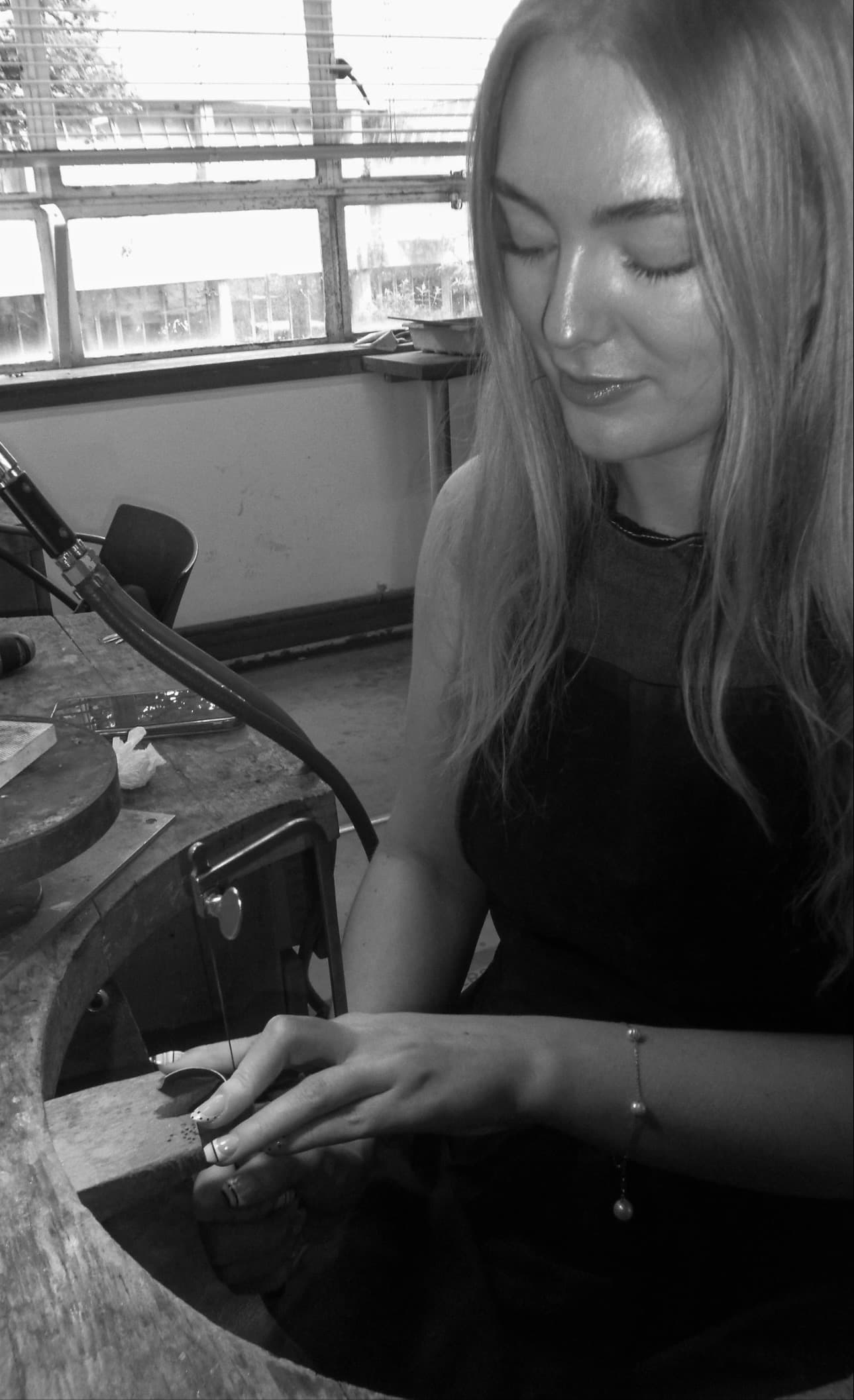 Bethany Gillies at work